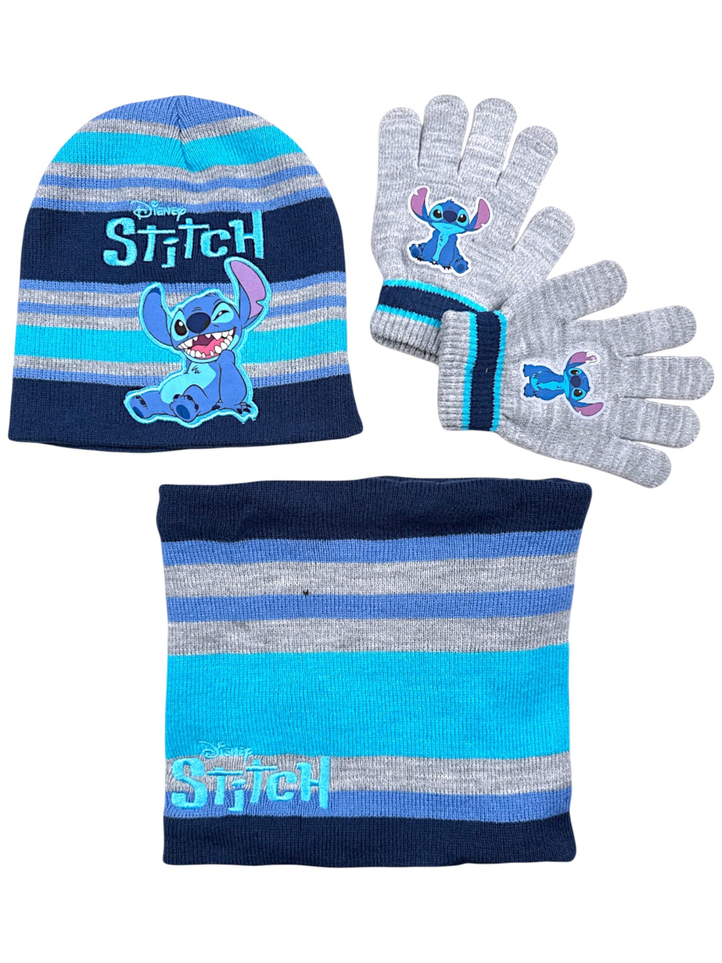 Disney Stitch Winter Mütze Set