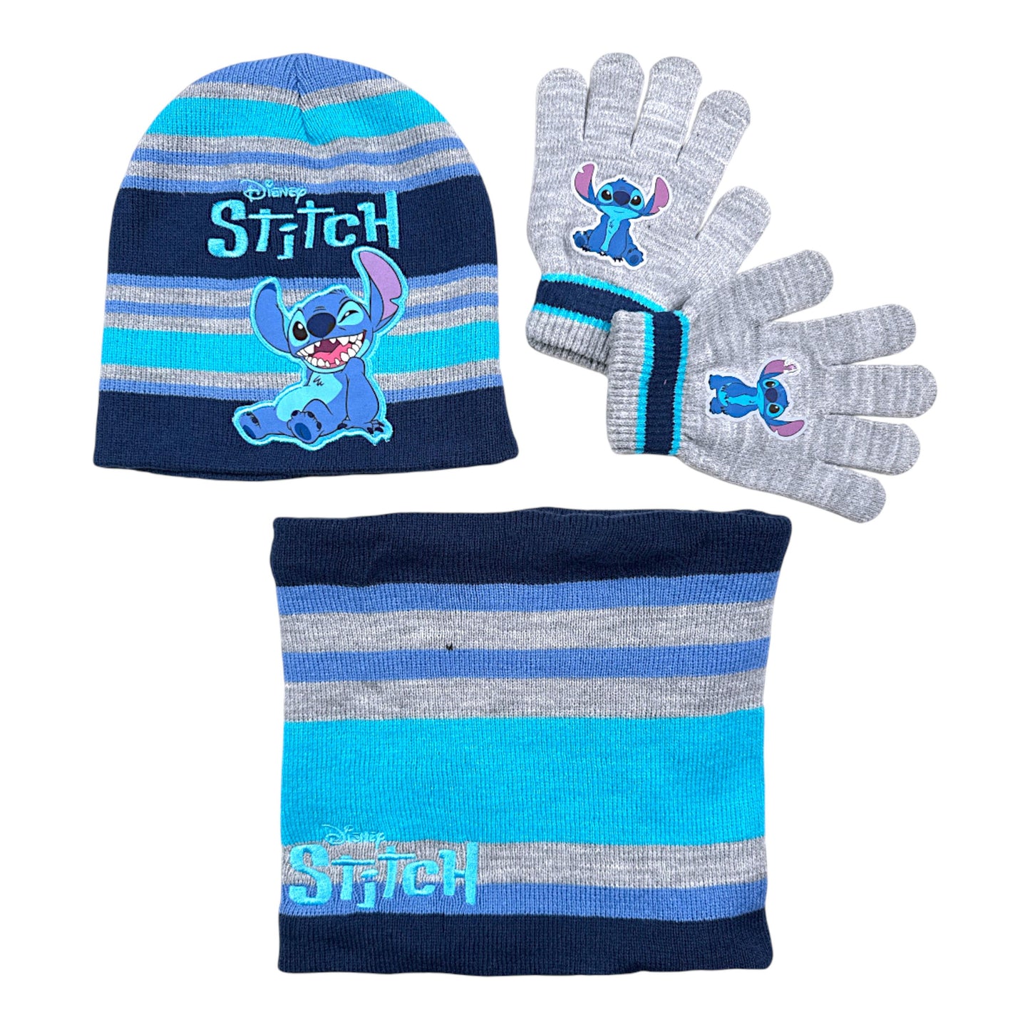 Disney Stitch Winter Mütze Set