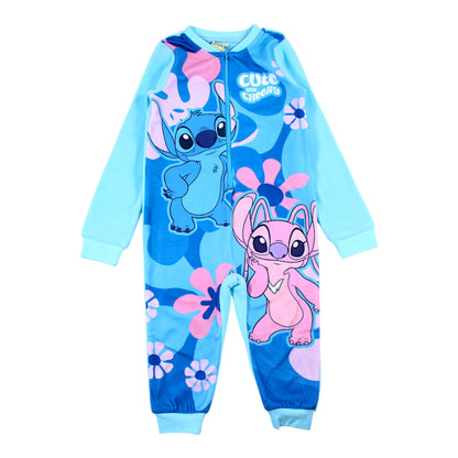 Disney Stitch Overall Fleece Schlafanzug für Kinder