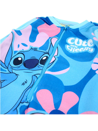 Disney Stitch Overall Fleece Schlafanzug