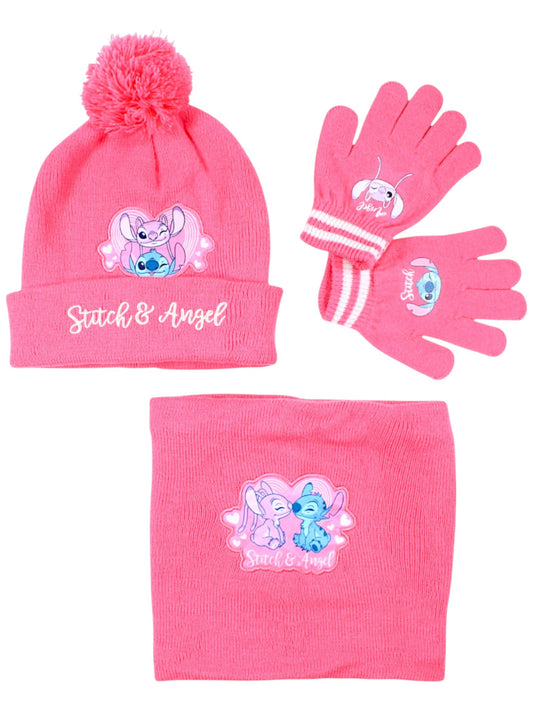Disney Stitch & Angel Winter Mütze Set