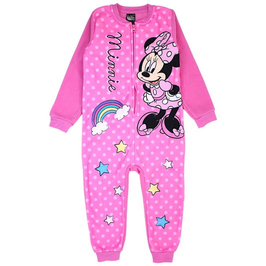 Minnie Mouse Fleece Overall  Schlafanzug für Mädchen Gr. 92-128 cm