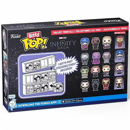 Funko Spielfigur Bitty POP! Marvel The Infinity Saga 4er - Pack zum sammeln