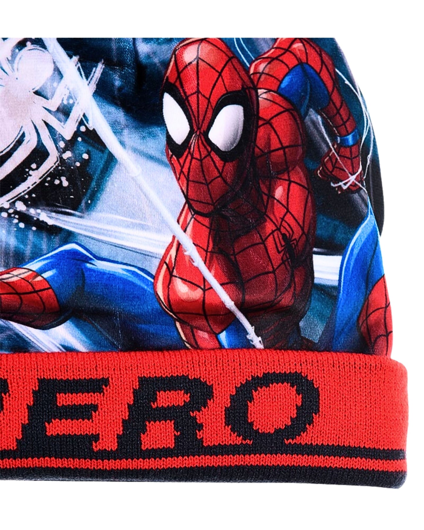Set Bommelmütze & Schlauchschal Spider-Man für Jungen