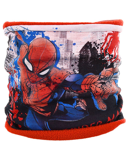 Set Bommelmütze & Schlauchschal Spider-Man für Jungen