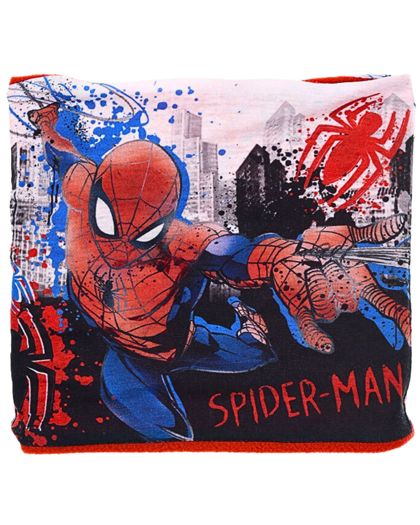 Set Bommelmütze & Schlauchschal Spider-Man für Jungen