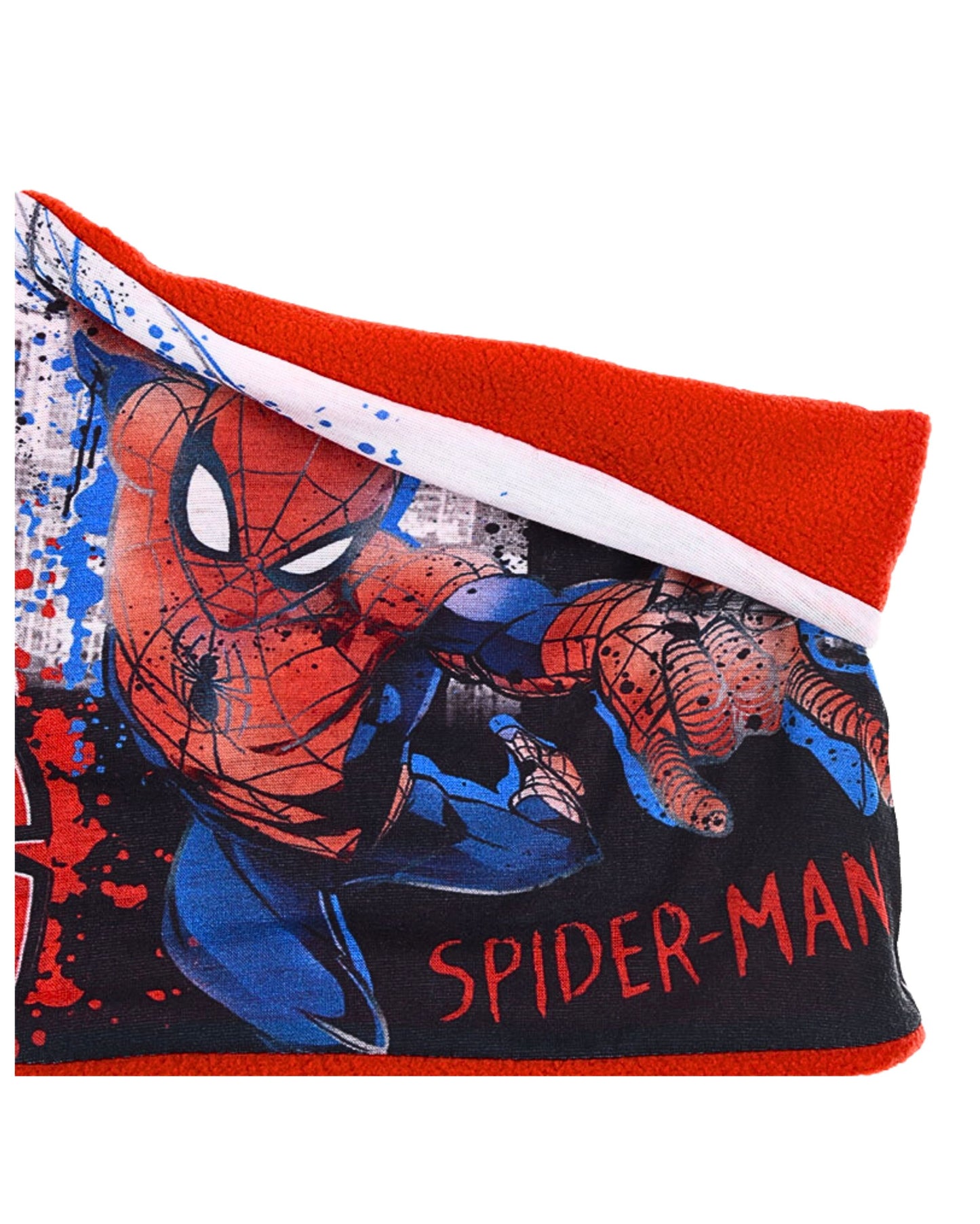 Set Bommelmütze & Schlauchschal Spider-Man für Jungen
