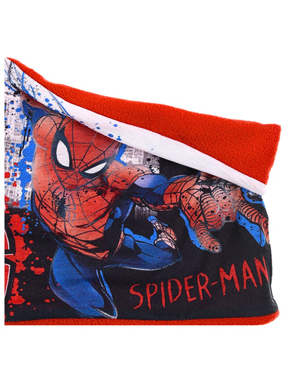 Set Bommelmütze & Schlauchschal Spider-Man für Jungen