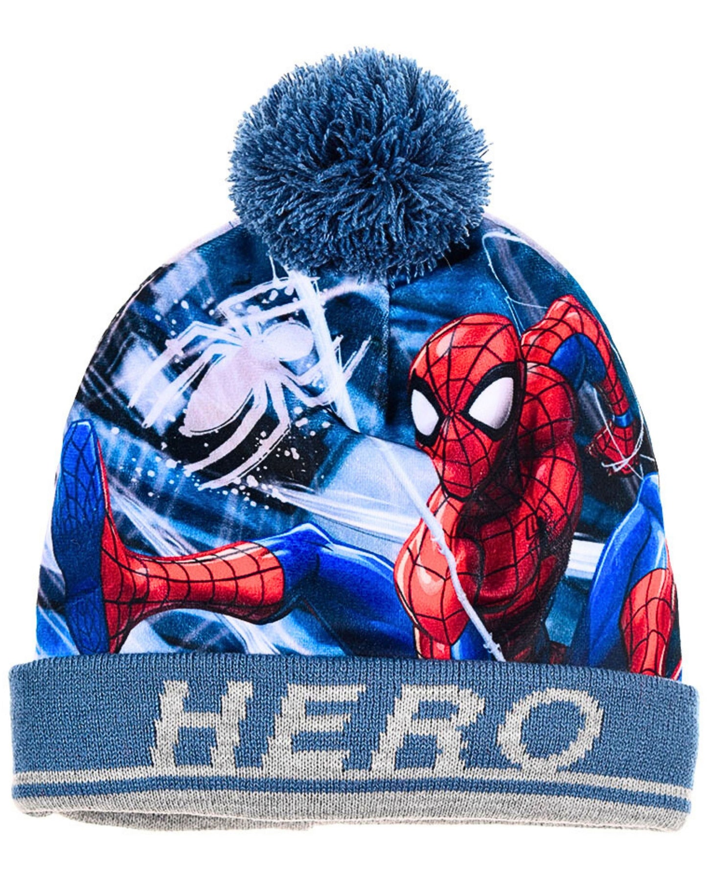 Set Bommelmütze & Schlauchschal Spider-Man für Jungen