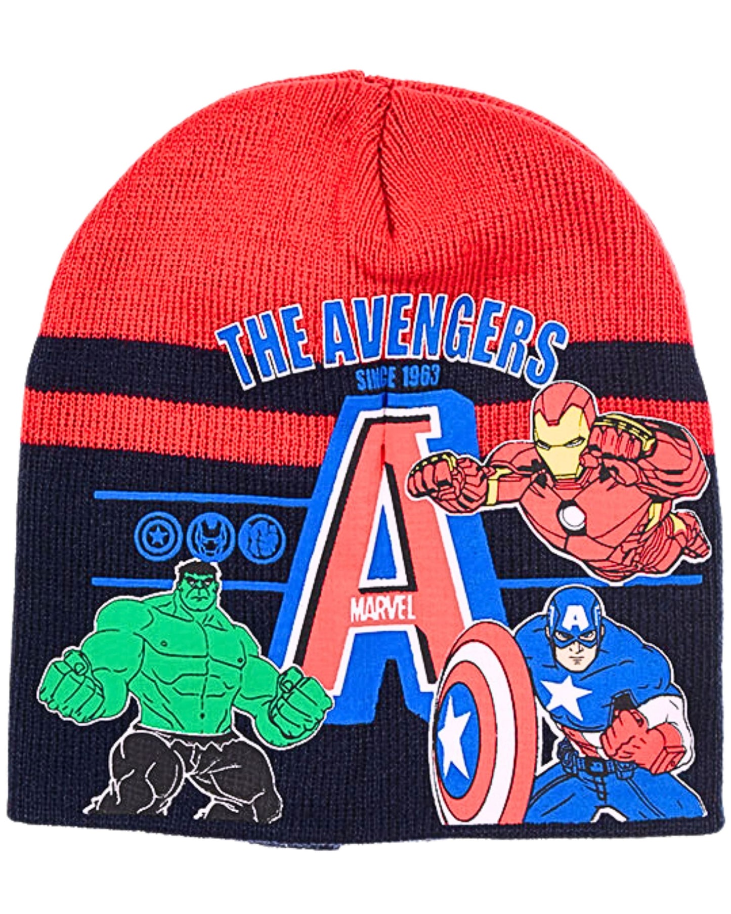 Winter Mütze Set 3-teilig Avengers für Jungen