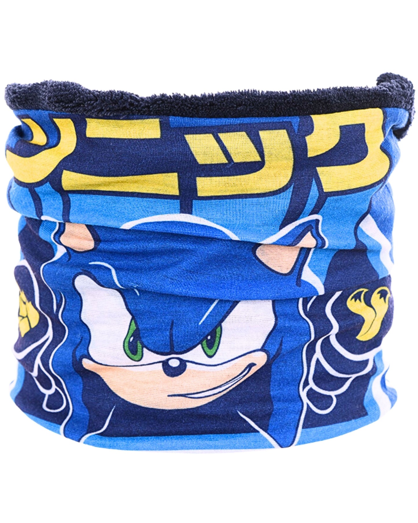 Schlauchschal Sonic The Hedgehog mit Fleecefutter für Jungen