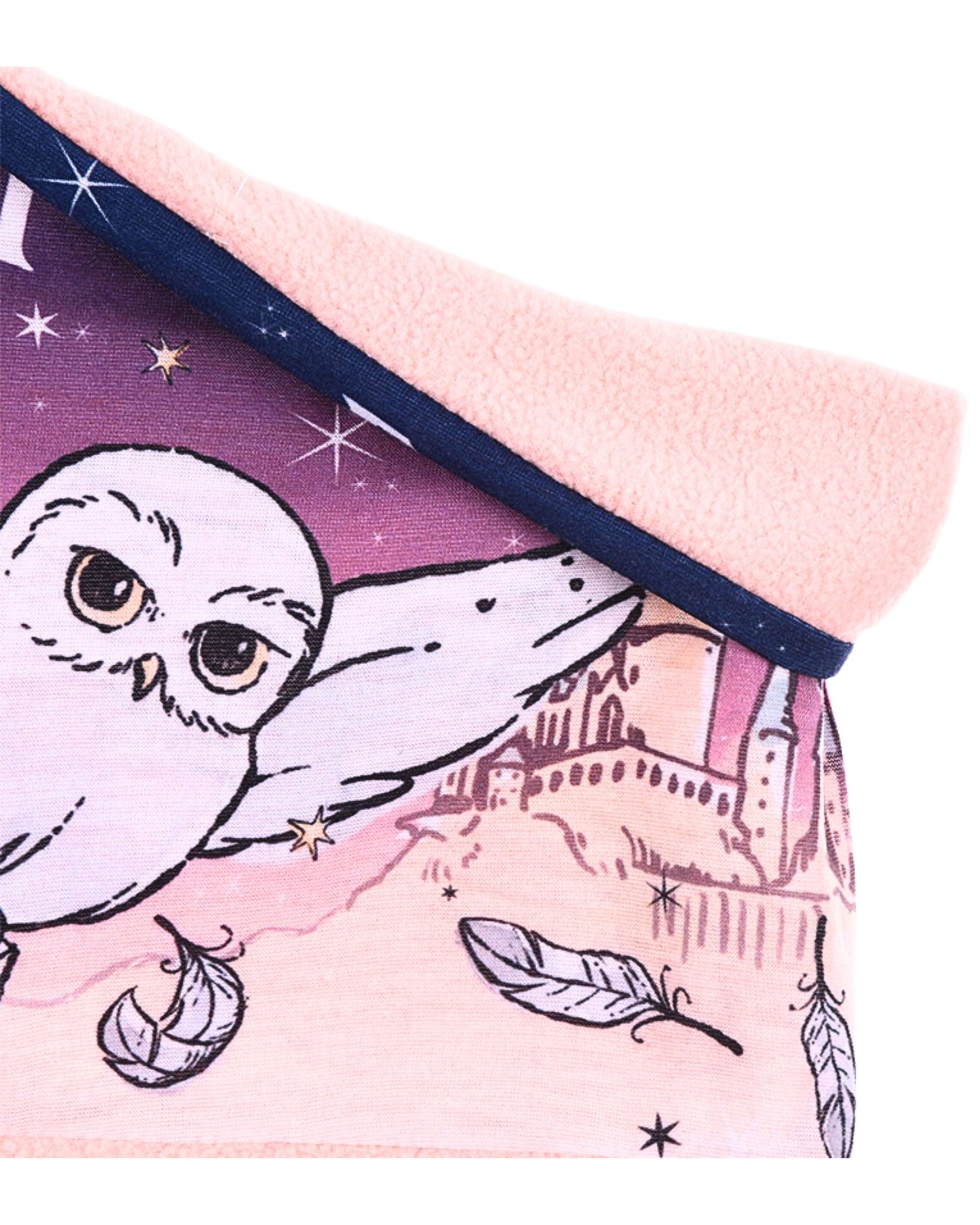 Schlauchschal Harry Potter Hedwig mit Fleecefutter für Mädchen