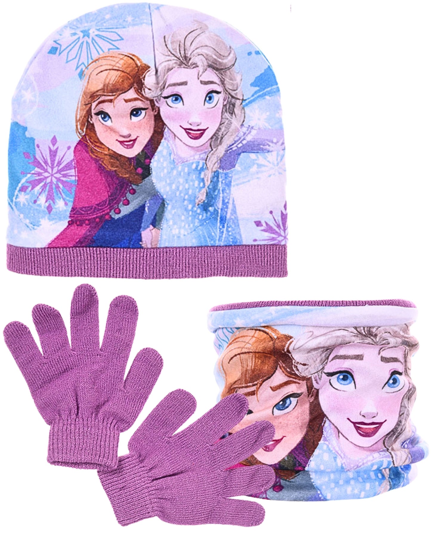 Winter Set 3-teilig Disney Frozen für Mädchen