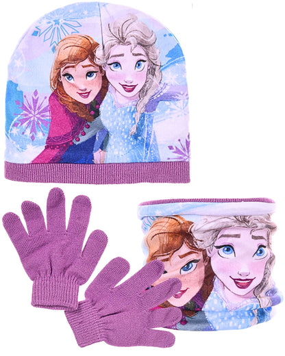 Winter Set 3-teilig Disney Frozen für Mädchen