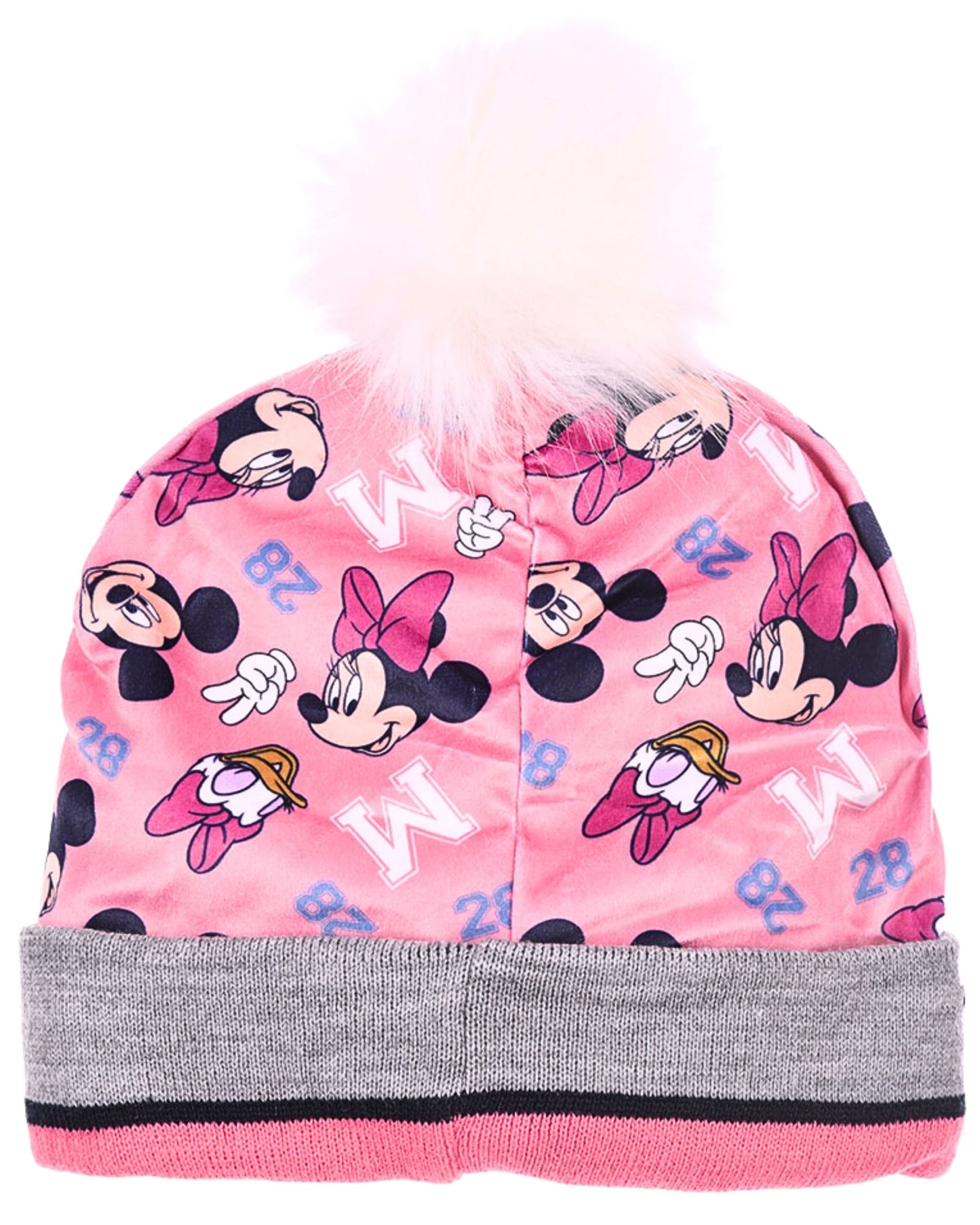 Minnie Mouse Set Bommelmütze & Handschuhe für Mädchen
