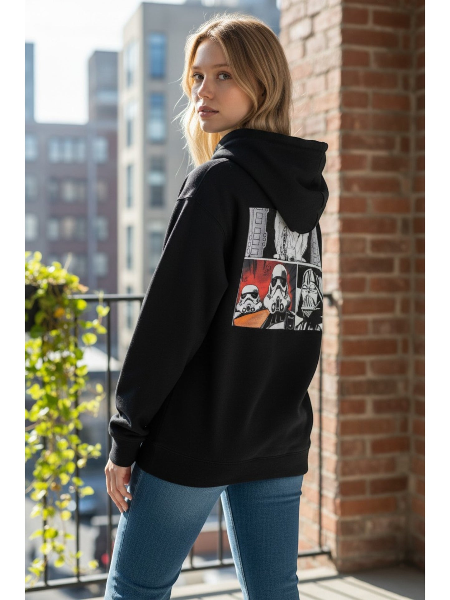Star Wars Hoodie Unisex mit Front- & Backprint  Gr. S - XXL